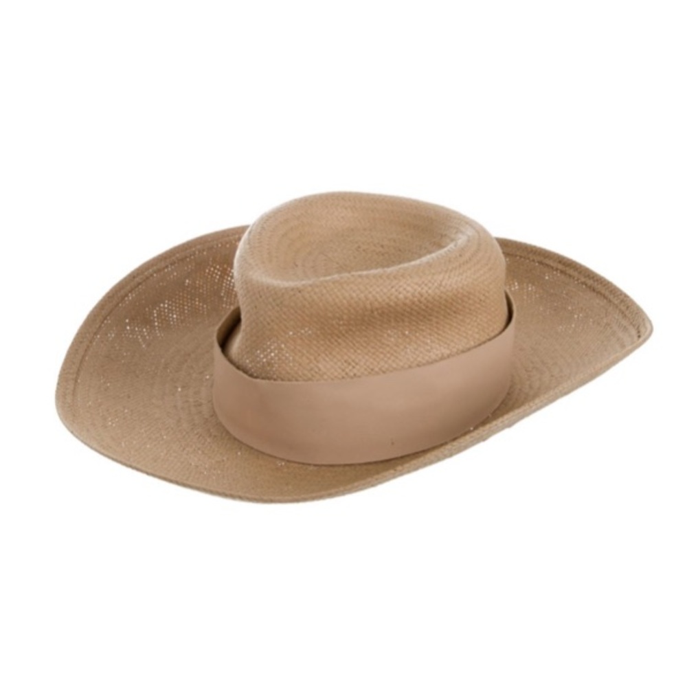 Janessa Leone Straw Wide Brim Hat